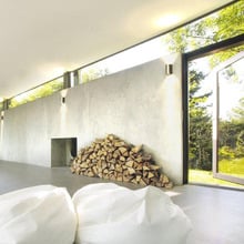 Canto Maxi Brass Outdoor Up/Down Wall Light